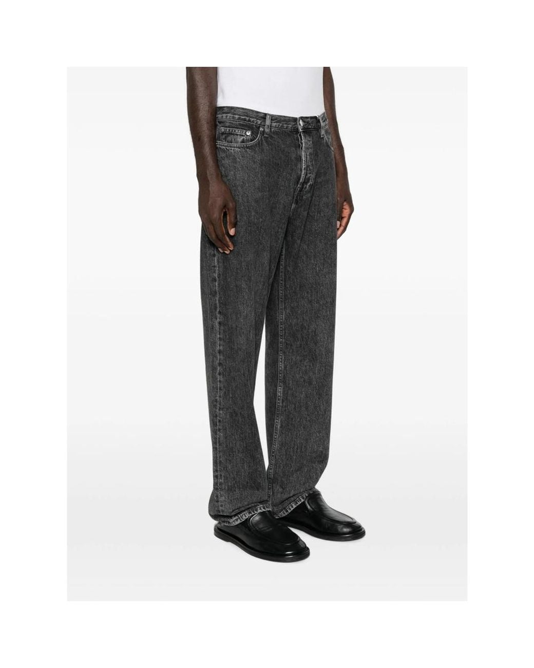 Samsøe & Samsøe Black Straightleg Jeans for men