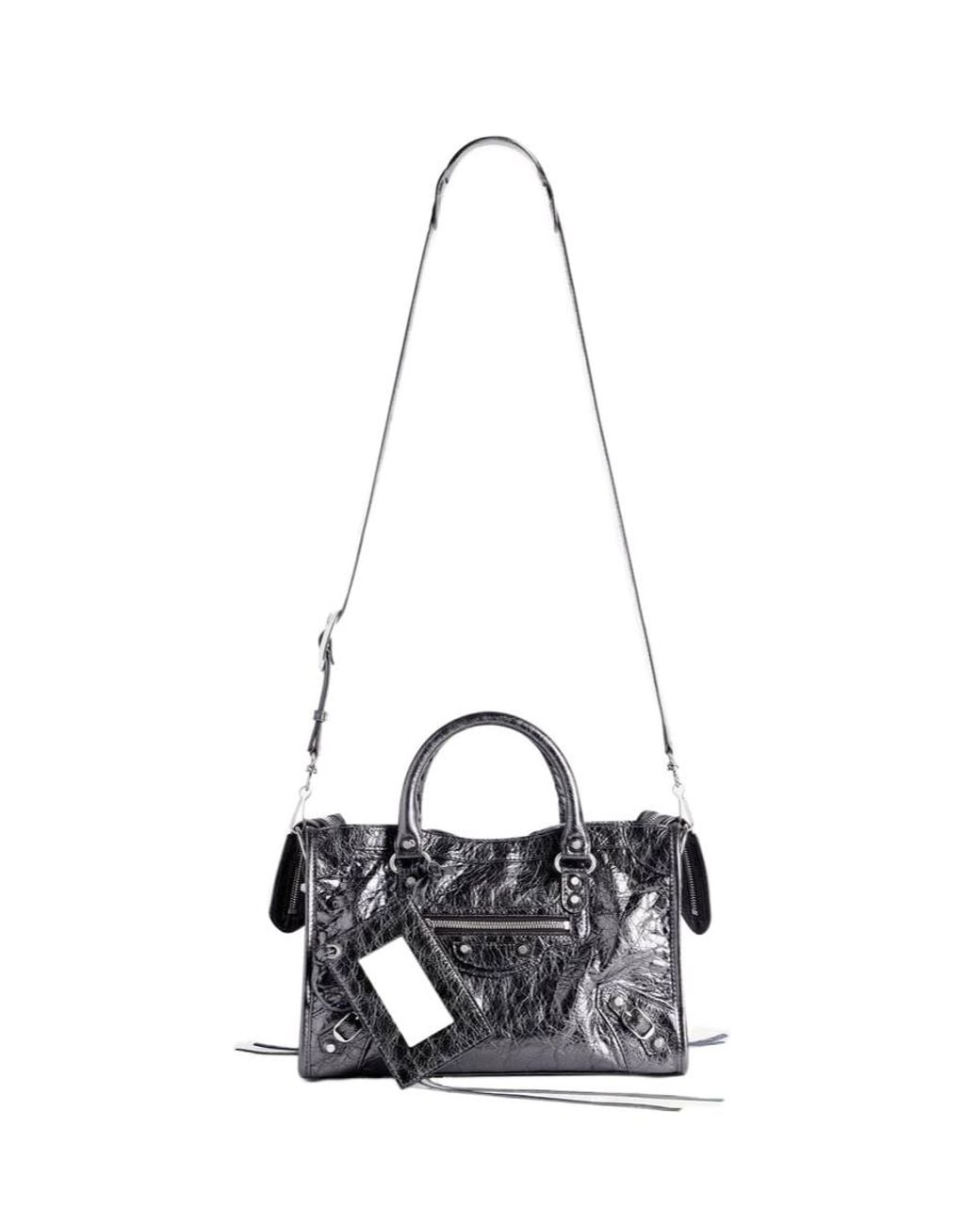 Balenciaga Black Le City Small Shoulder Bag