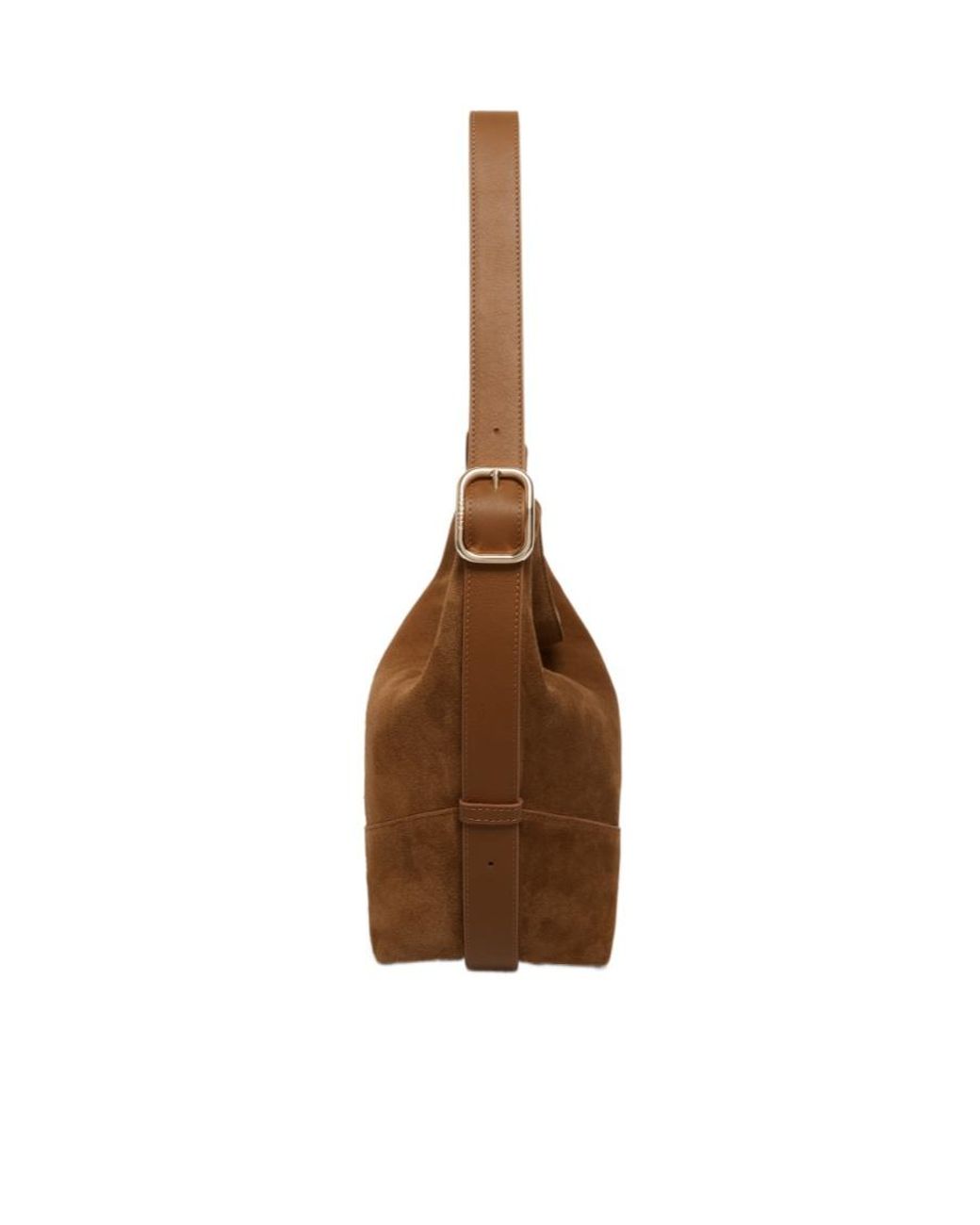 Marella Brown Suede Hobo Bag