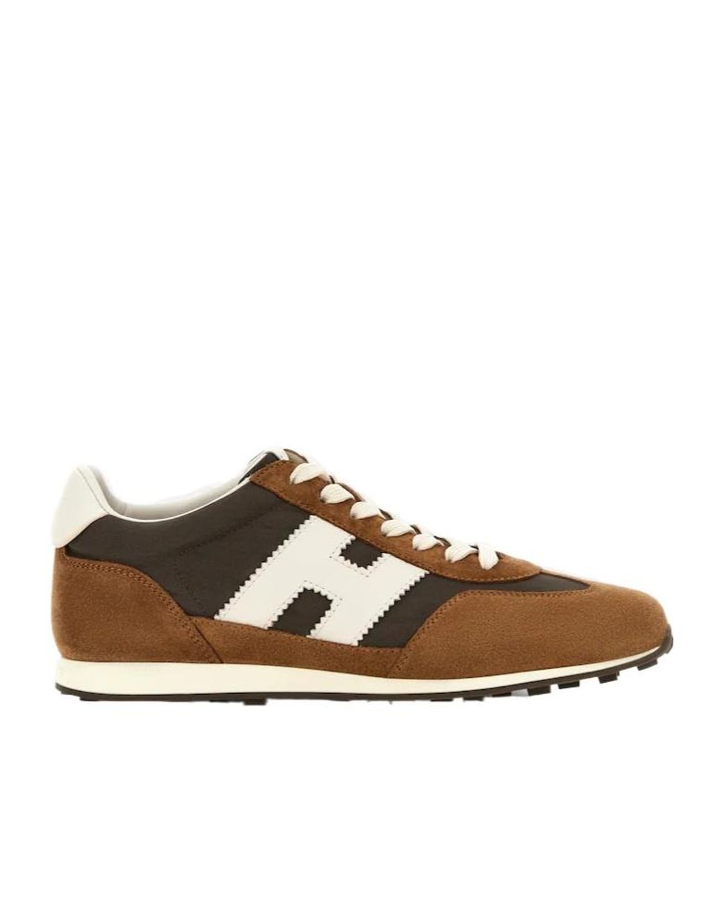 Hogan Brown Flat Sneaker, for men