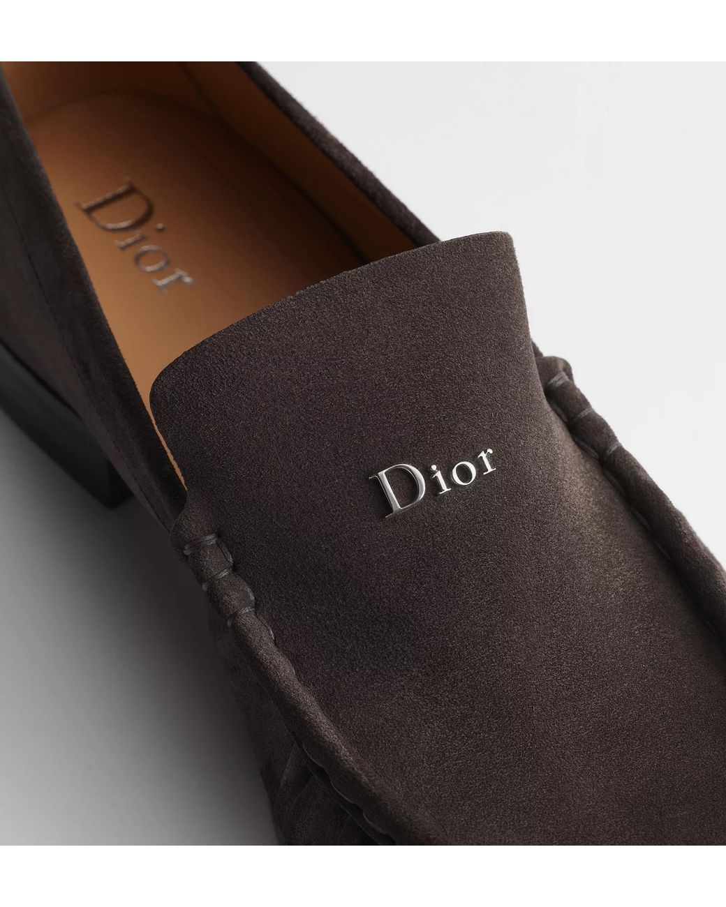 Dior Black Homme Ruched Moc Toe Loafers for men