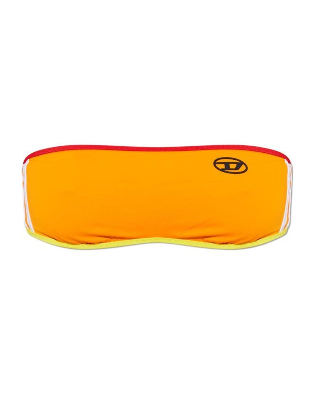 DIESEL Orange Melania D Pop Bandeau Bikini Top