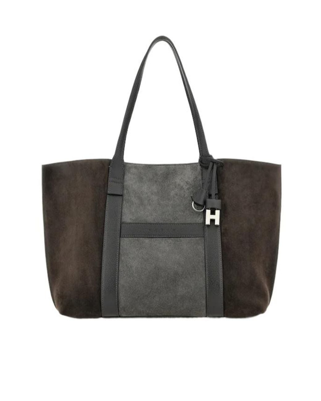 Hogan Black Palissandro Medium Tote Bag