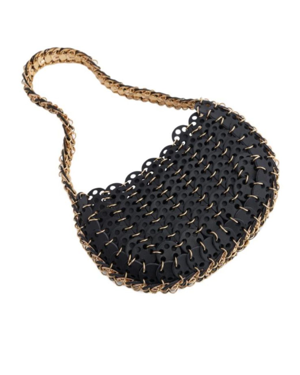 Rabanne Black Rabanne Chain-Link Mini Shoulder Bag