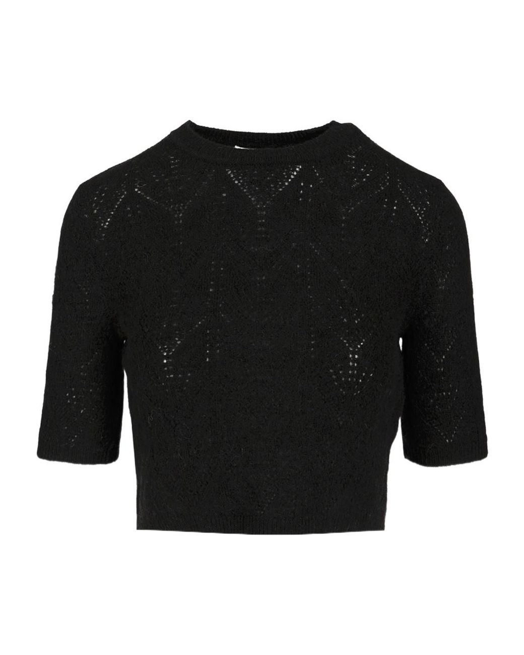 P.A.R.O.S.H. Black Round-Neck Sweater