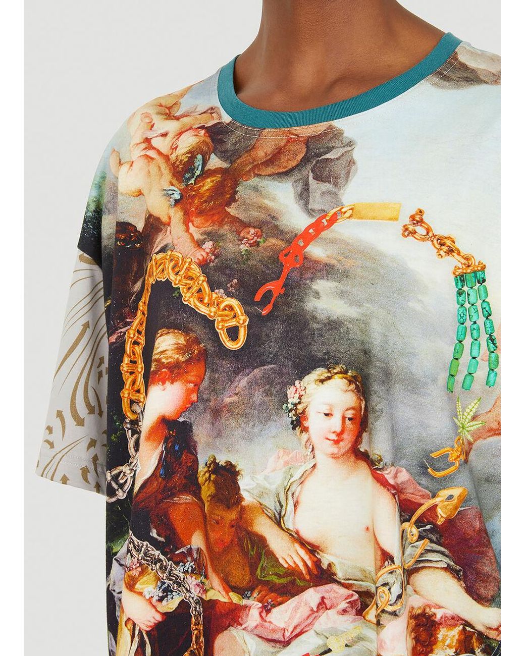 Vivienne Westwood Multicolor Boucher-Printed Crewneck T-Shirt
