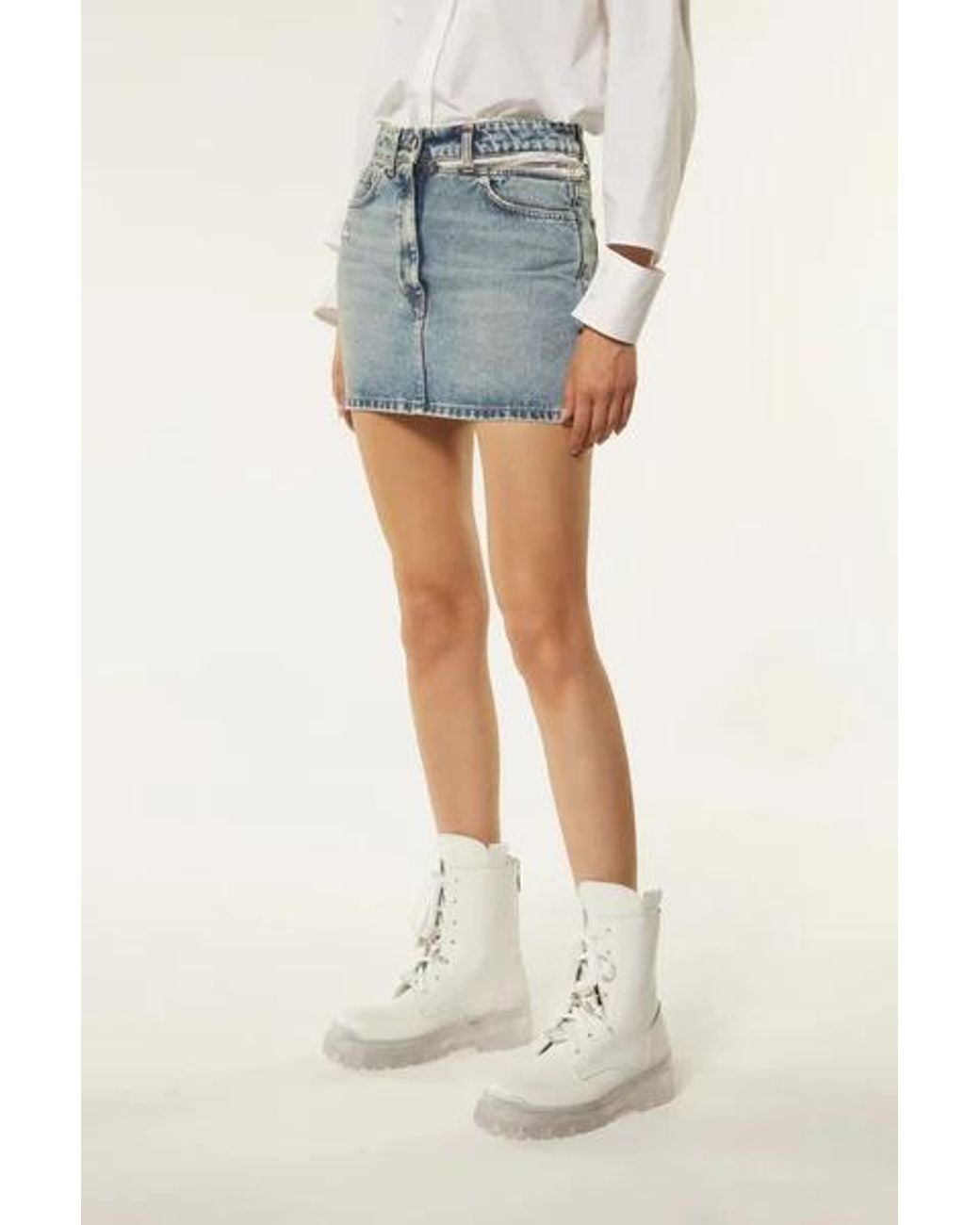 Dondup Blue Skirt