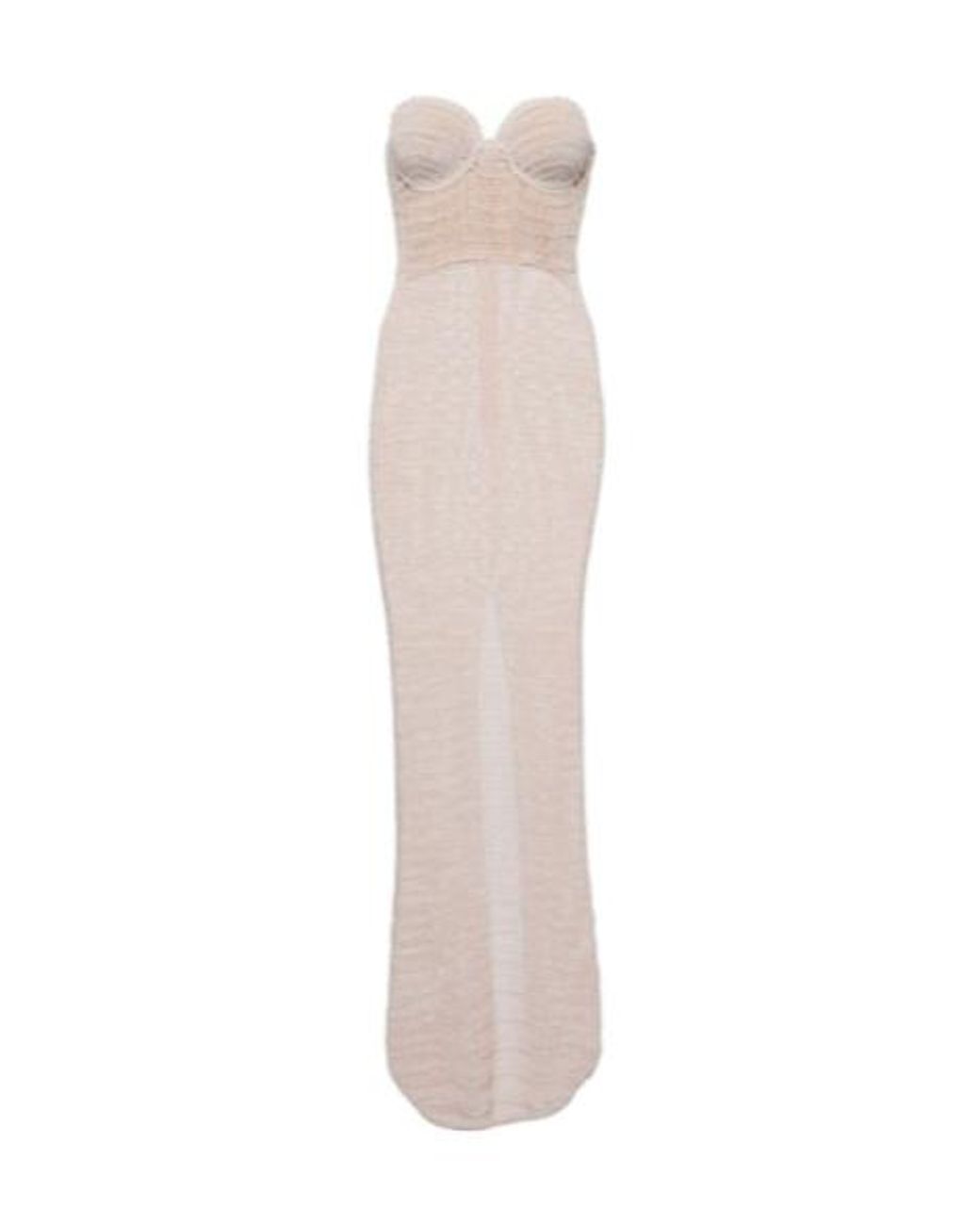 Magda Butrym White Crochet Cotton And Linen Blend Midi Dress