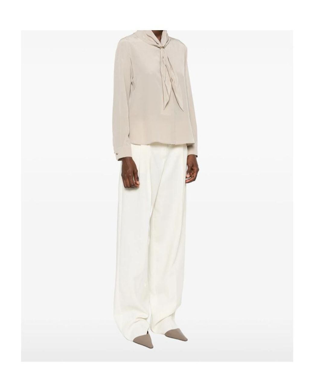 Max Mara Natural Long Sleeve Top
