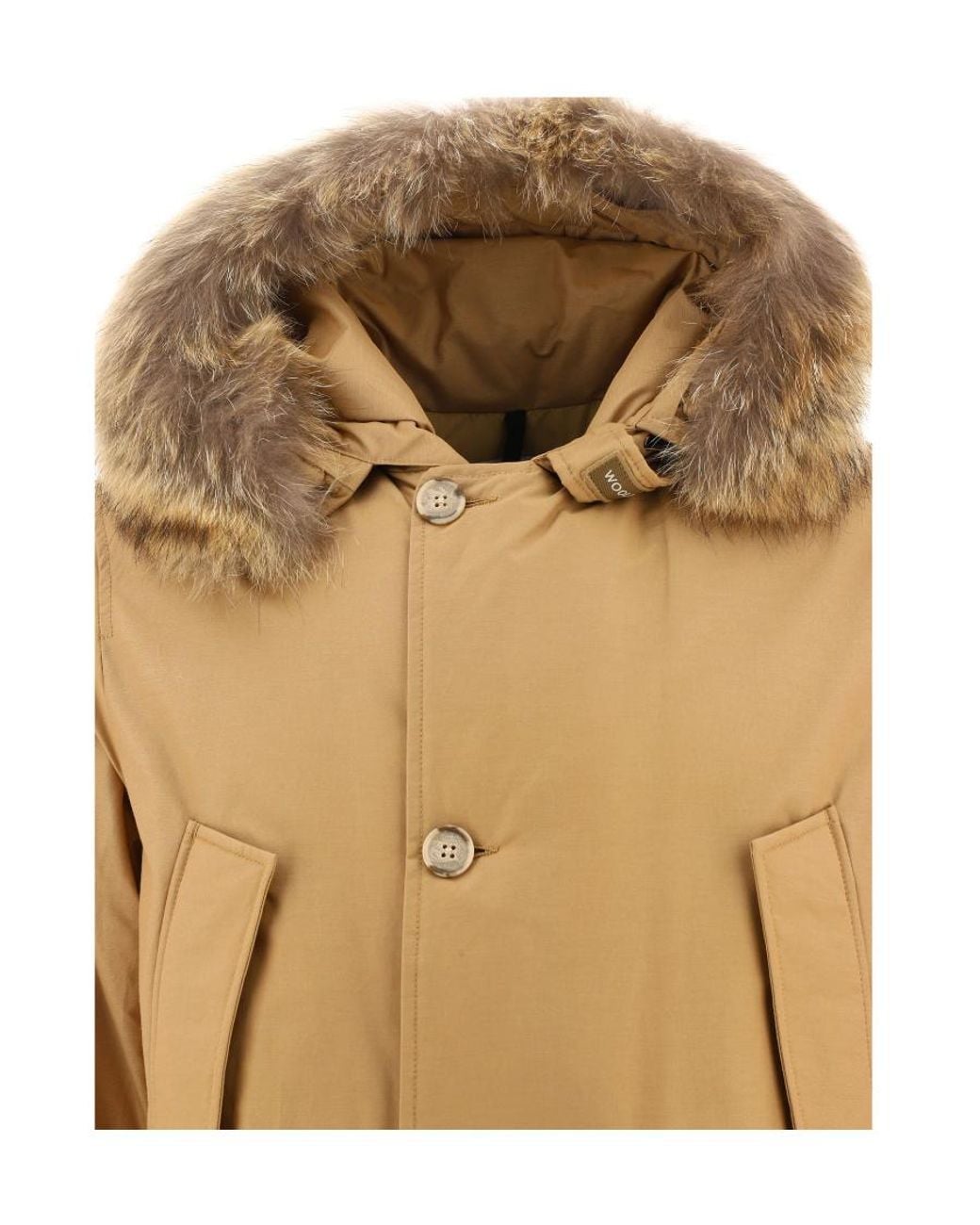 Woolrich Metallic Logo Down Jacket for men