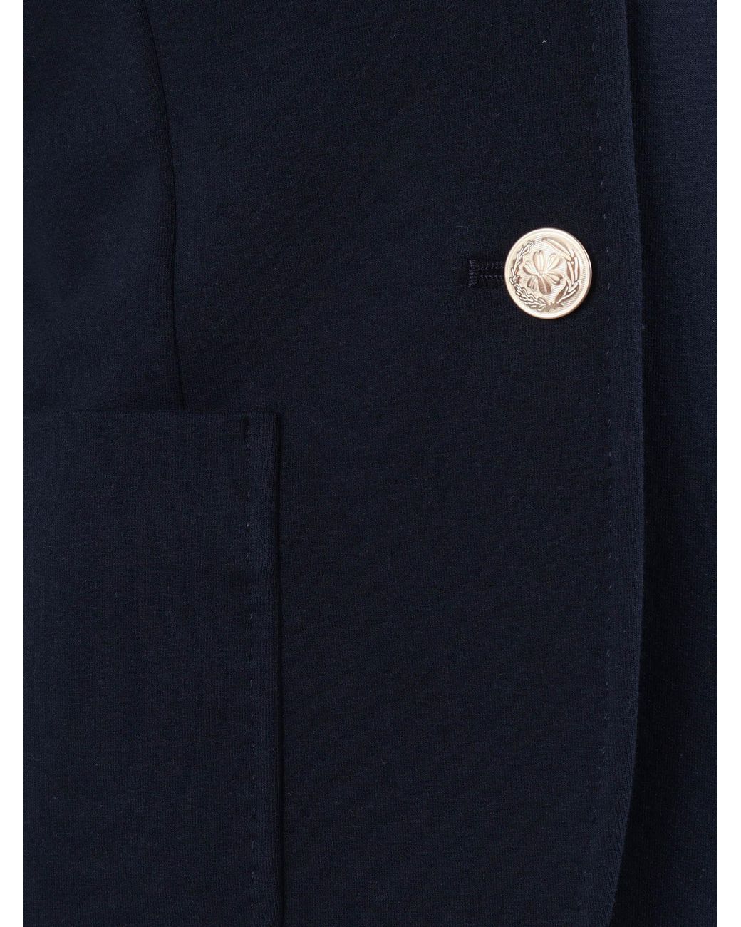 Circolo 1901 Blue Single-Breasted Slim Blazer