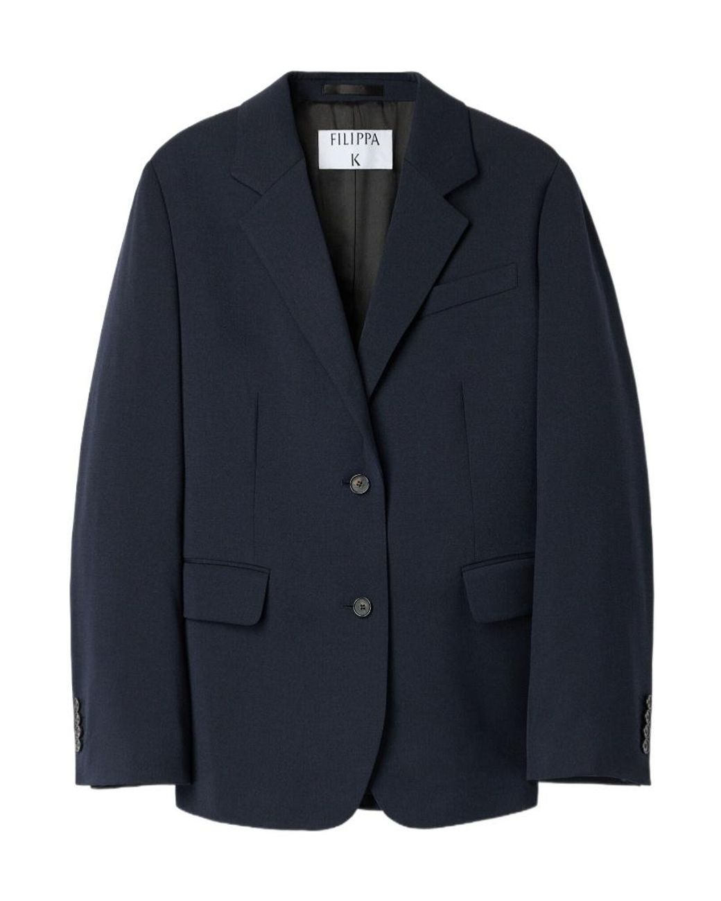 Filippa K Blue Buttoned Pocket Jacket