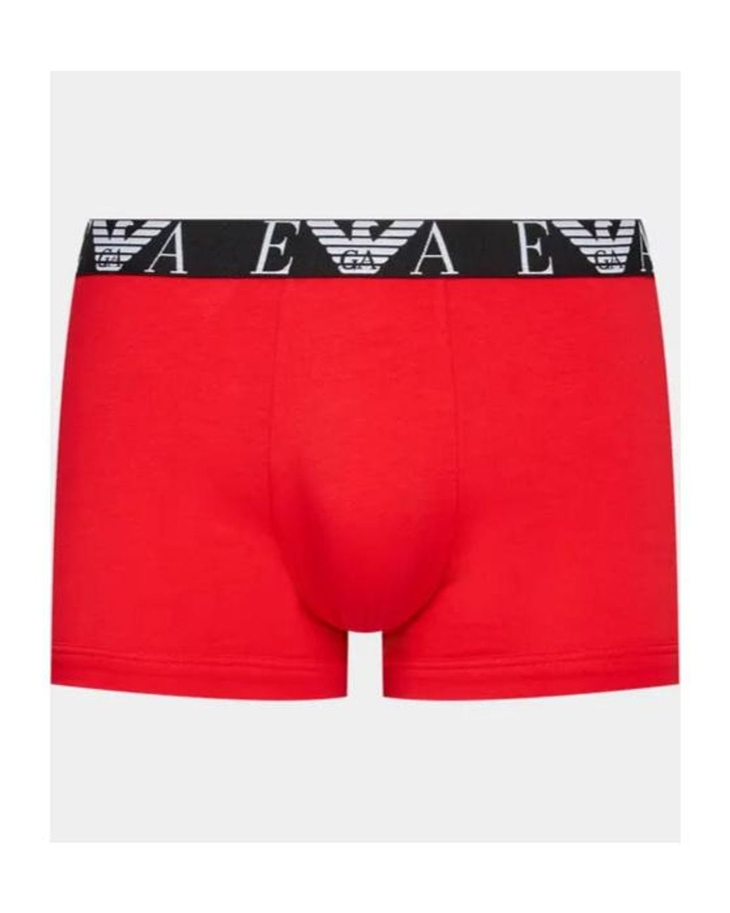 Emporio Armani White Logo-Print Boxers Set for men