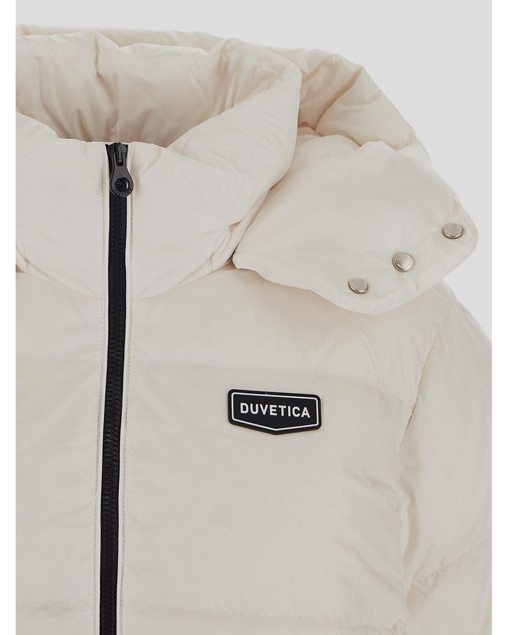 Duvetica White Hooded Cotton-Padded Suit