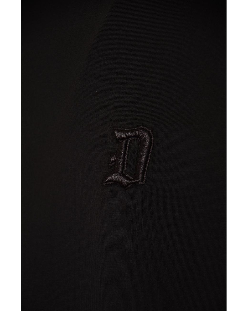 Dondup Black Short-Sleeved Crewneck T-Shirt for men
