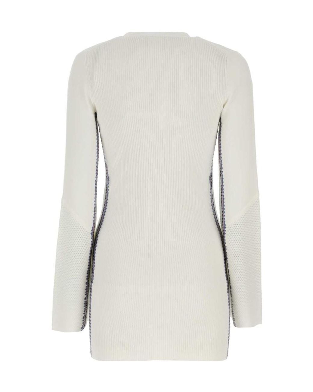 Chloé White Chloé Long-Sleeved Knitted Cardigan