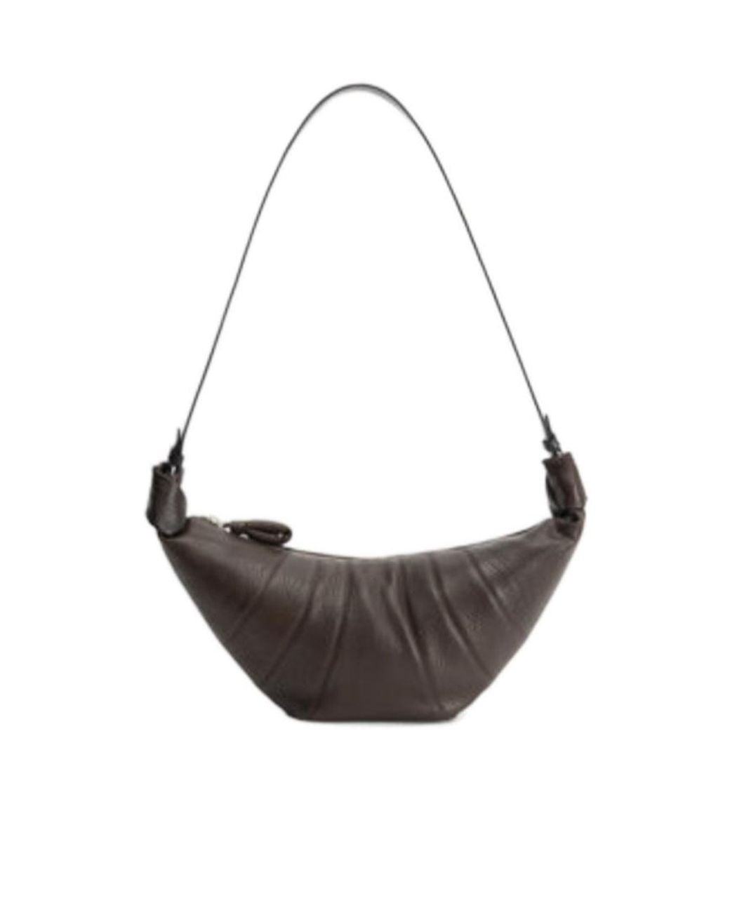 Lemaire White Rail Belt Medium Croissant Bag for men