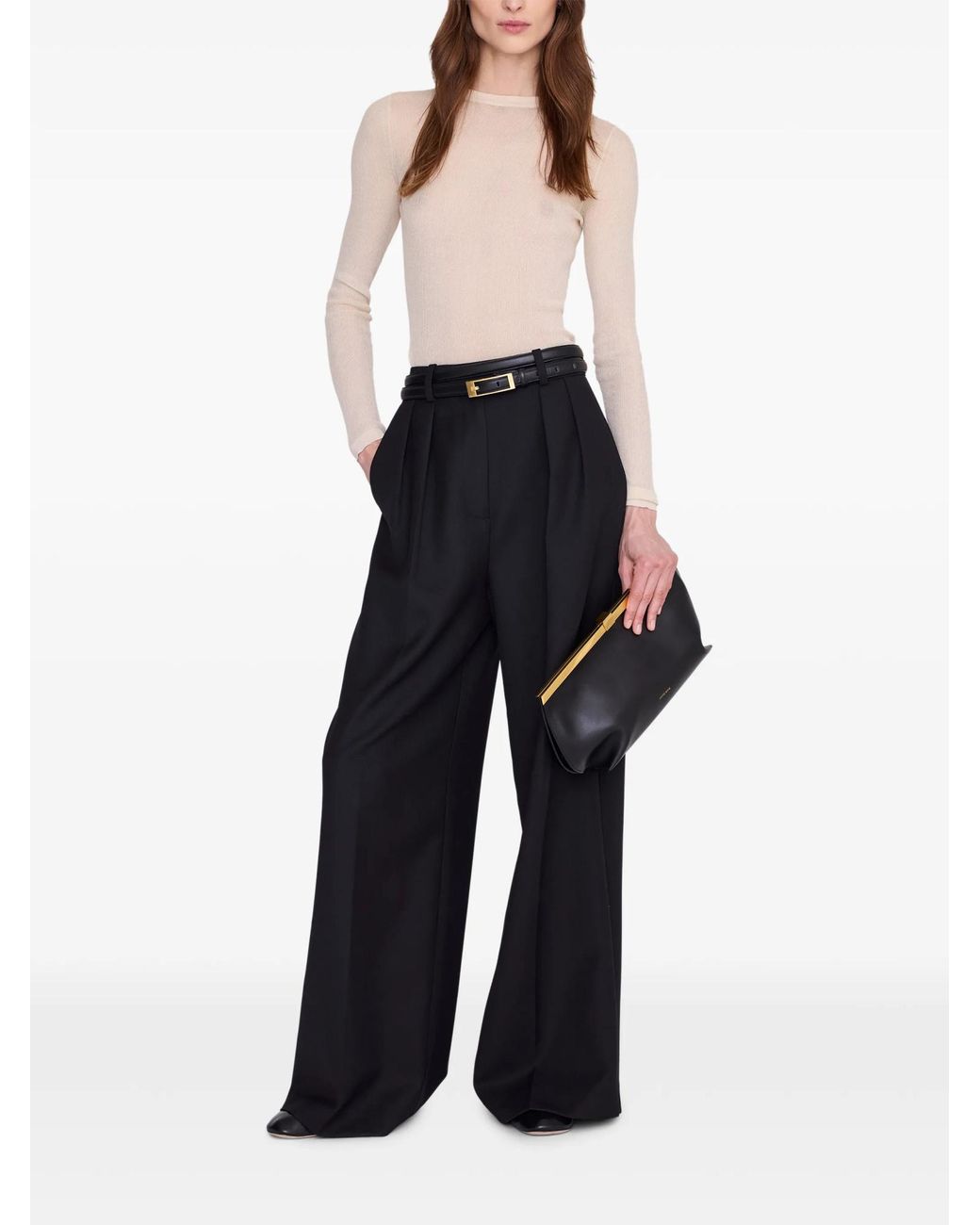 Anine Bing Black Anine Clutch