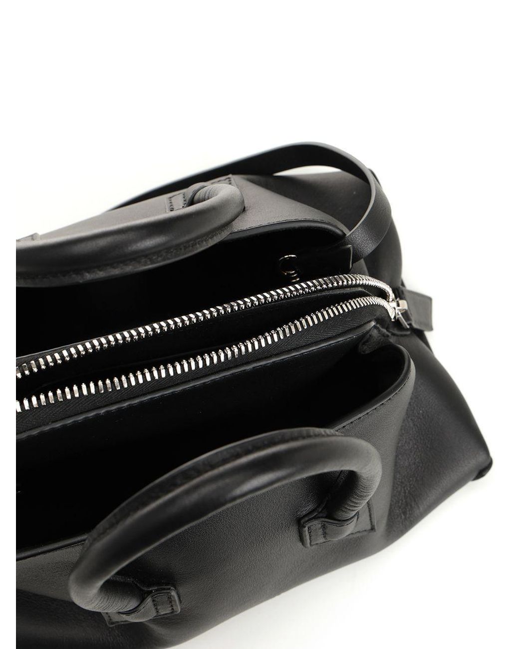 The Attico Black The La Passeggiata Mini Top Handle Bag