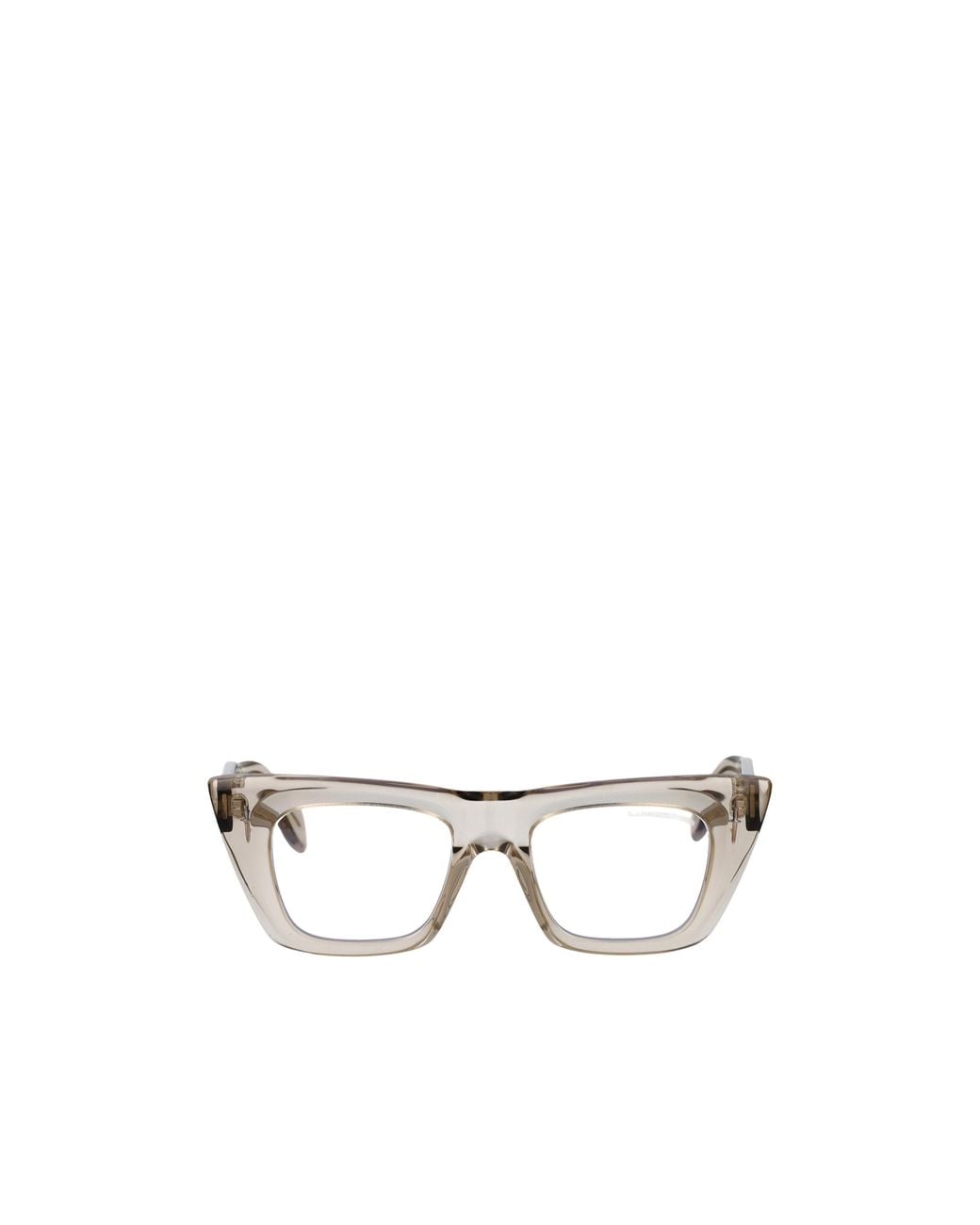 Cutler & Gross Metallic Geometric-Frame Glasses for men