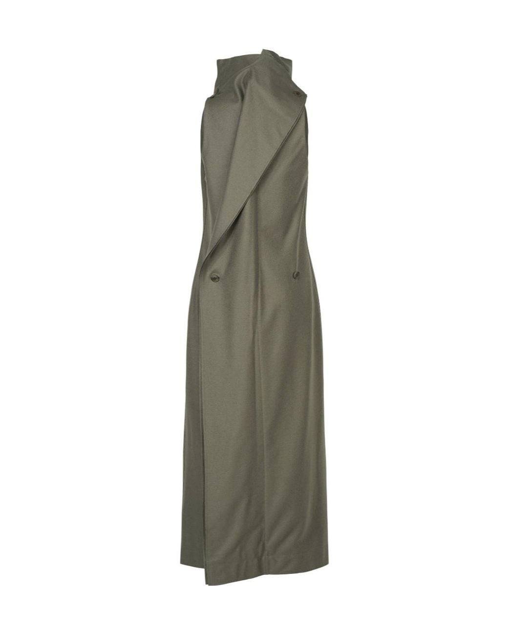 Issey Miyake Green Shell Dress