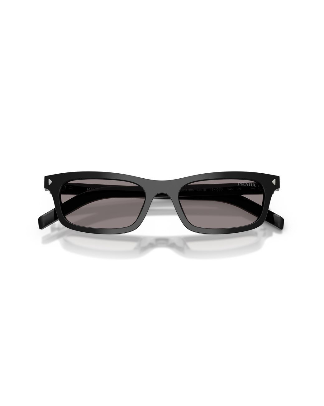 Prada White Eyewear Rectangle Frame Sunglasses