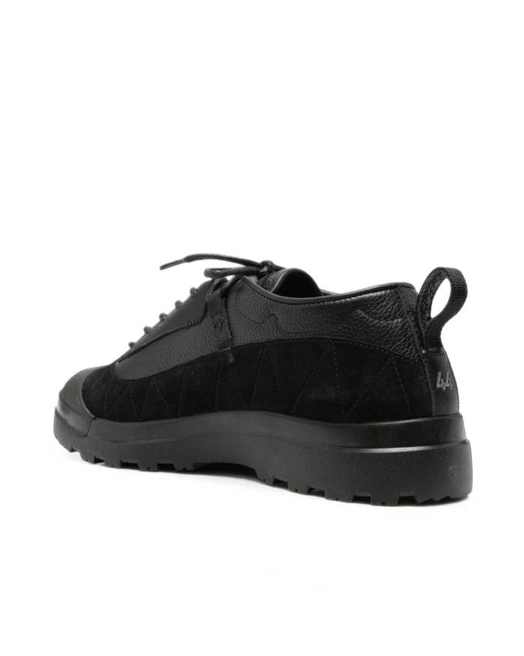 RANRA Black Round-Toe Casual Shoes for men