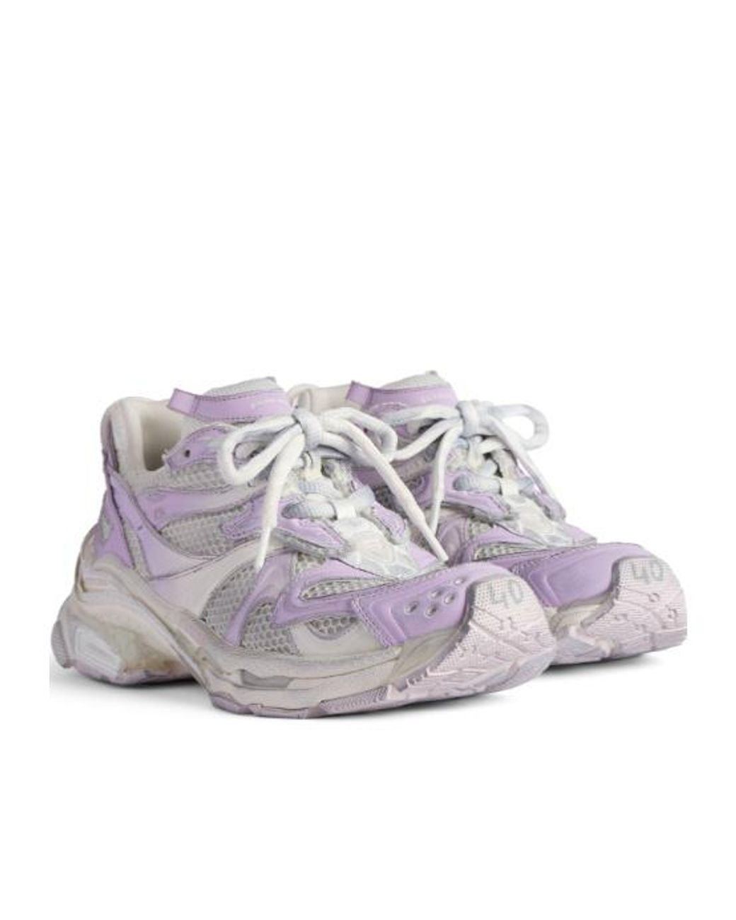 Balenciaga Gray Runner 2.0 Gradient Sneakers