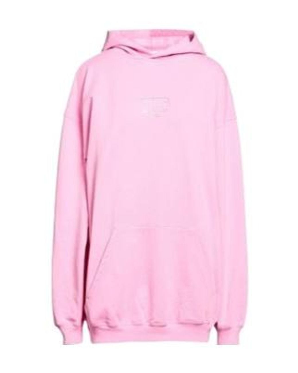 Balenciaga Pink Oversized Hoodie
