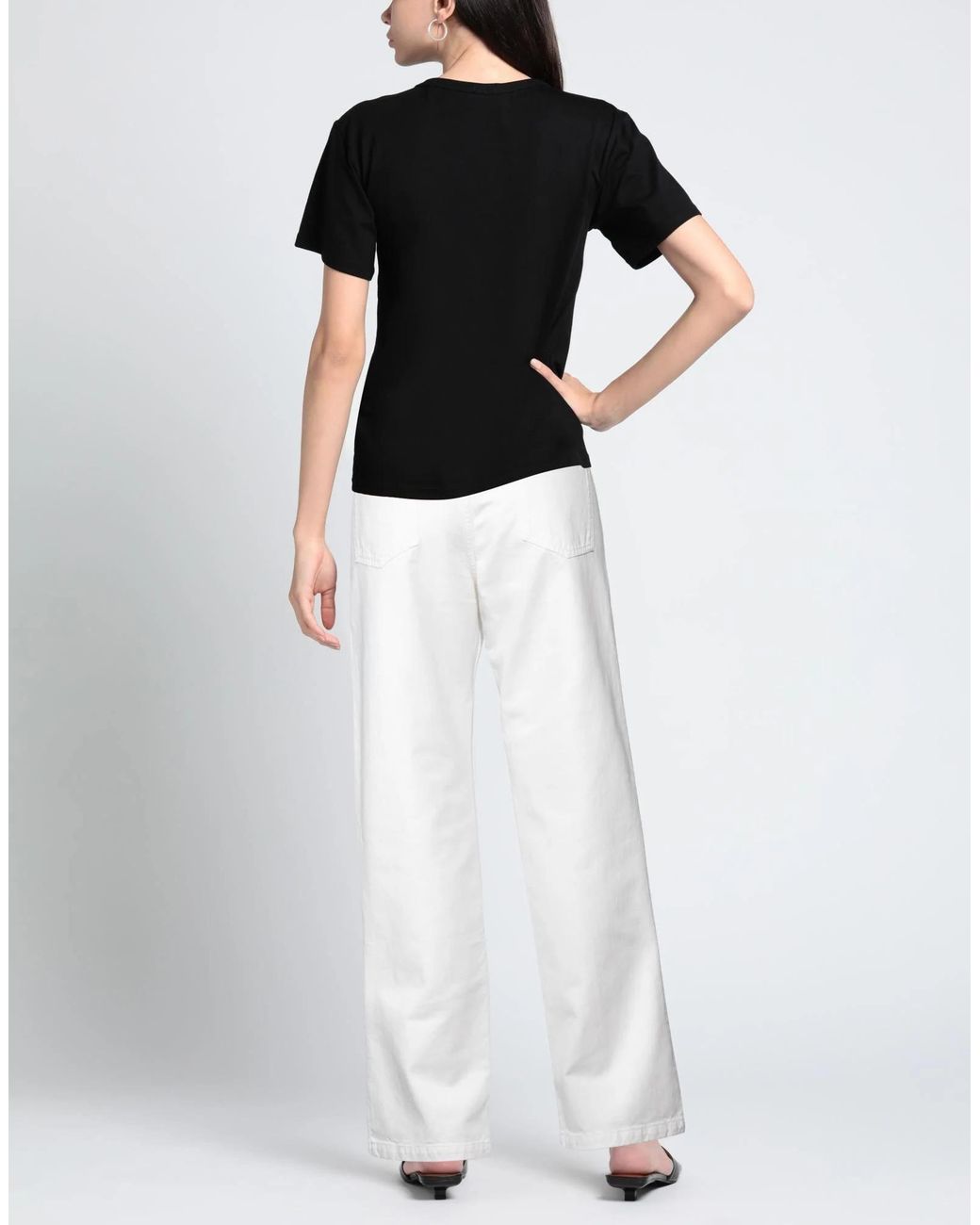 Isabel Marant White Straight-Leg Jeans