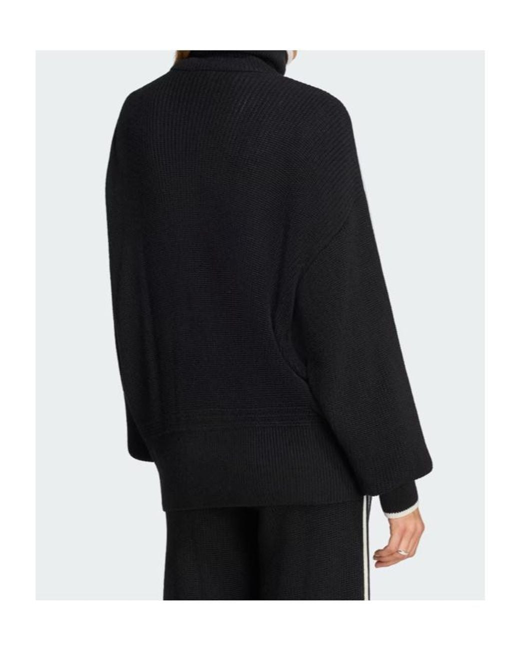 Adidas Originals Black Adidas Zip-Up Knit Track Jacket