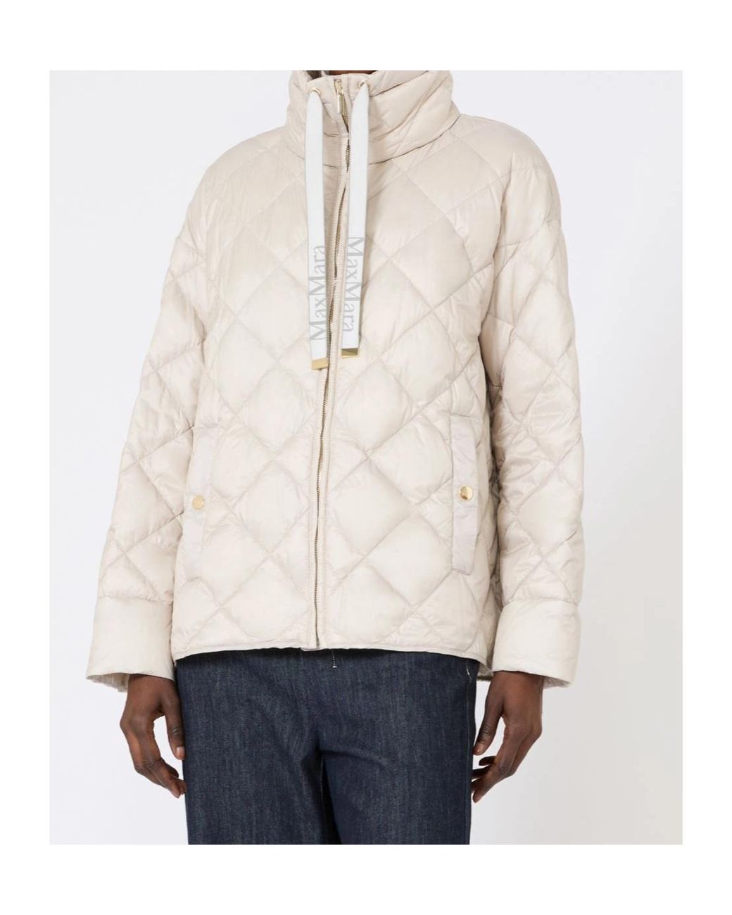 Max Mara Natural The Cube Mtcpisoft Quilted Down Jacket