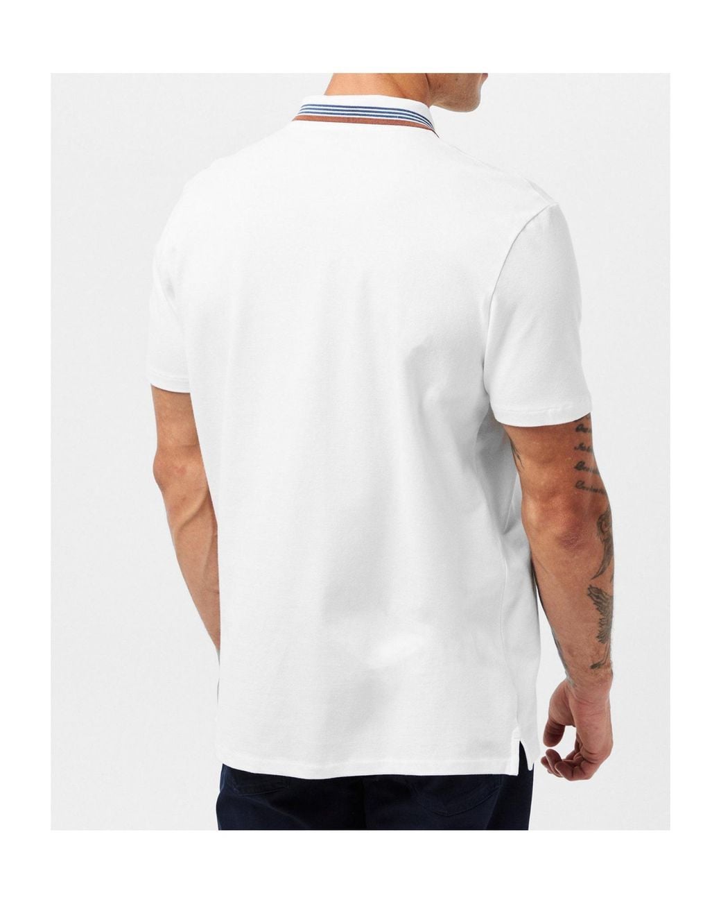 Paul Smith White Shortsleeve Polo Shirt for men