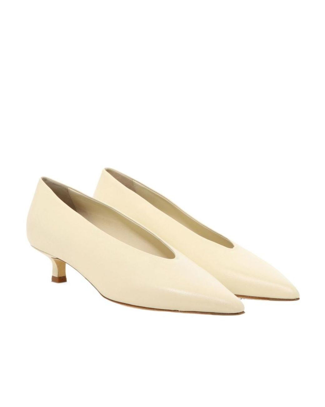 Aeyde Natural Logo High Heels