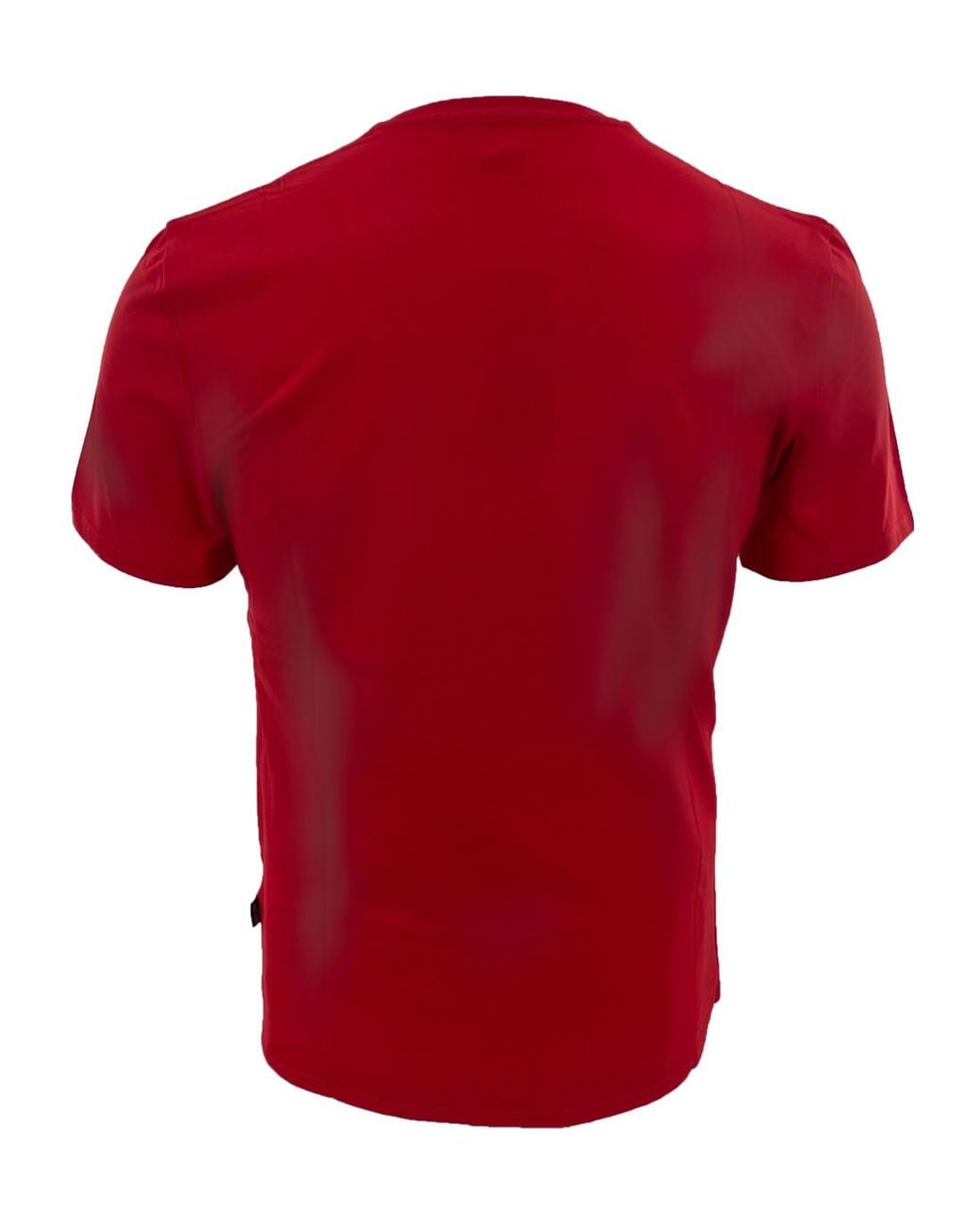 Just Cavalli Red Logo Short-Sleeved T-Shirt for men