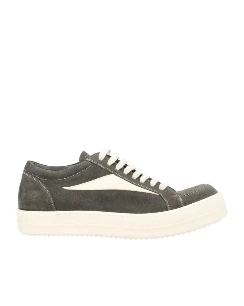 Rick Owens White "Vintage" Sneaker for men