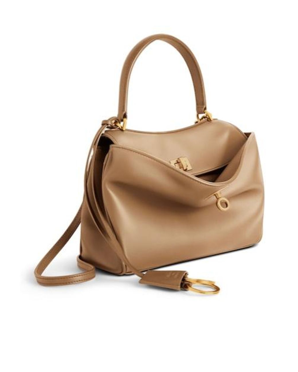 Balenciaga Natural Rodeo Top Mini Hand Bag