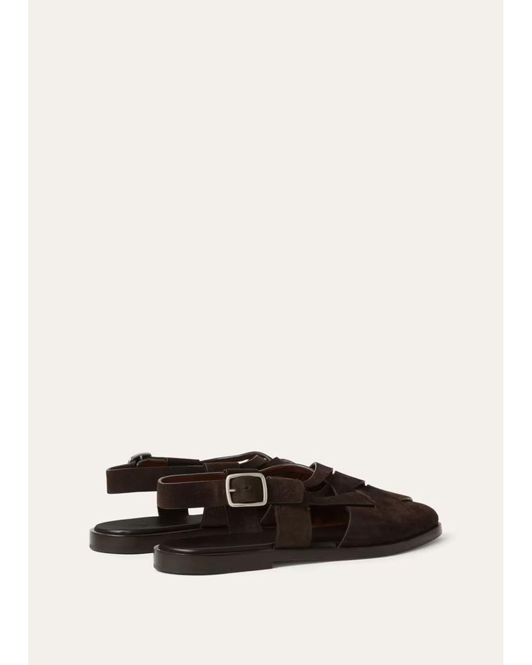 Loro Piana Brown Peter Walk Sandal for men