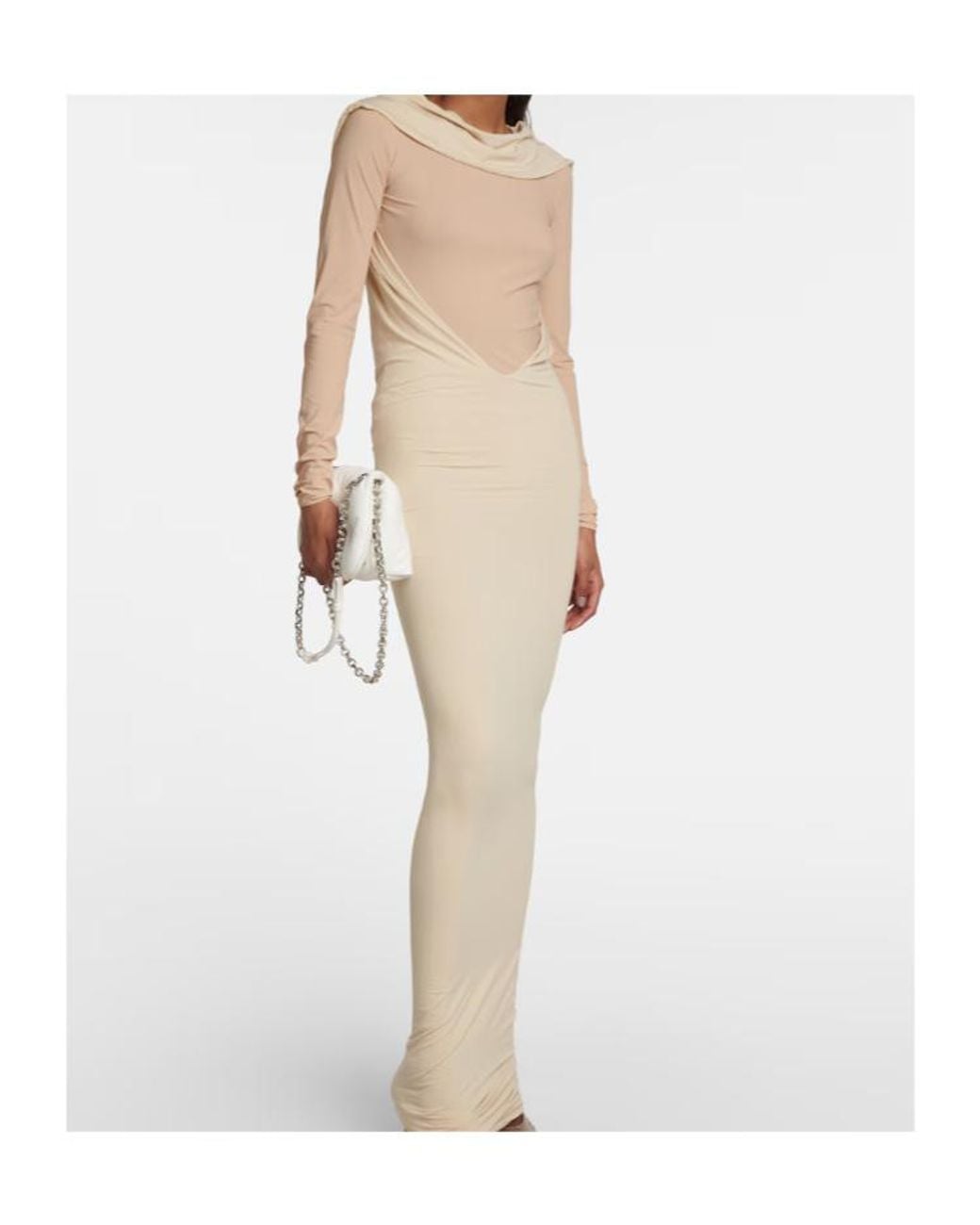 MM6 by Maison Margiela White Maxi Dress