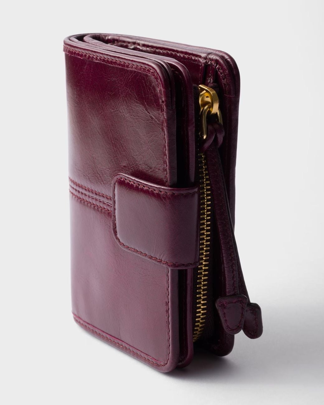 Prada Red Small Leather Wallet