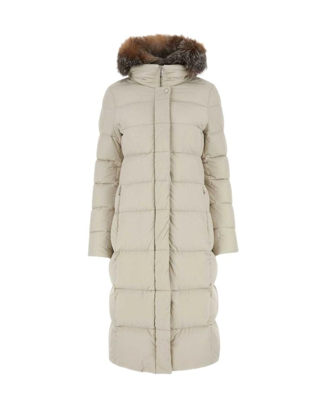 Moorer Natural Zagarakn Hooded Padded Coat