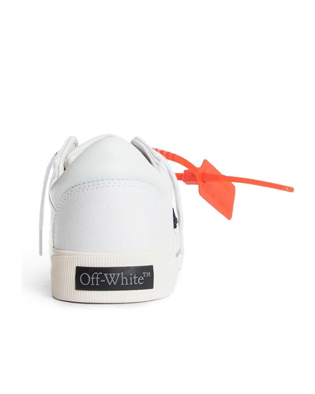 Off-White c/o Virgil Abloh White New Low Vulcanized Lace-Up Sneakers