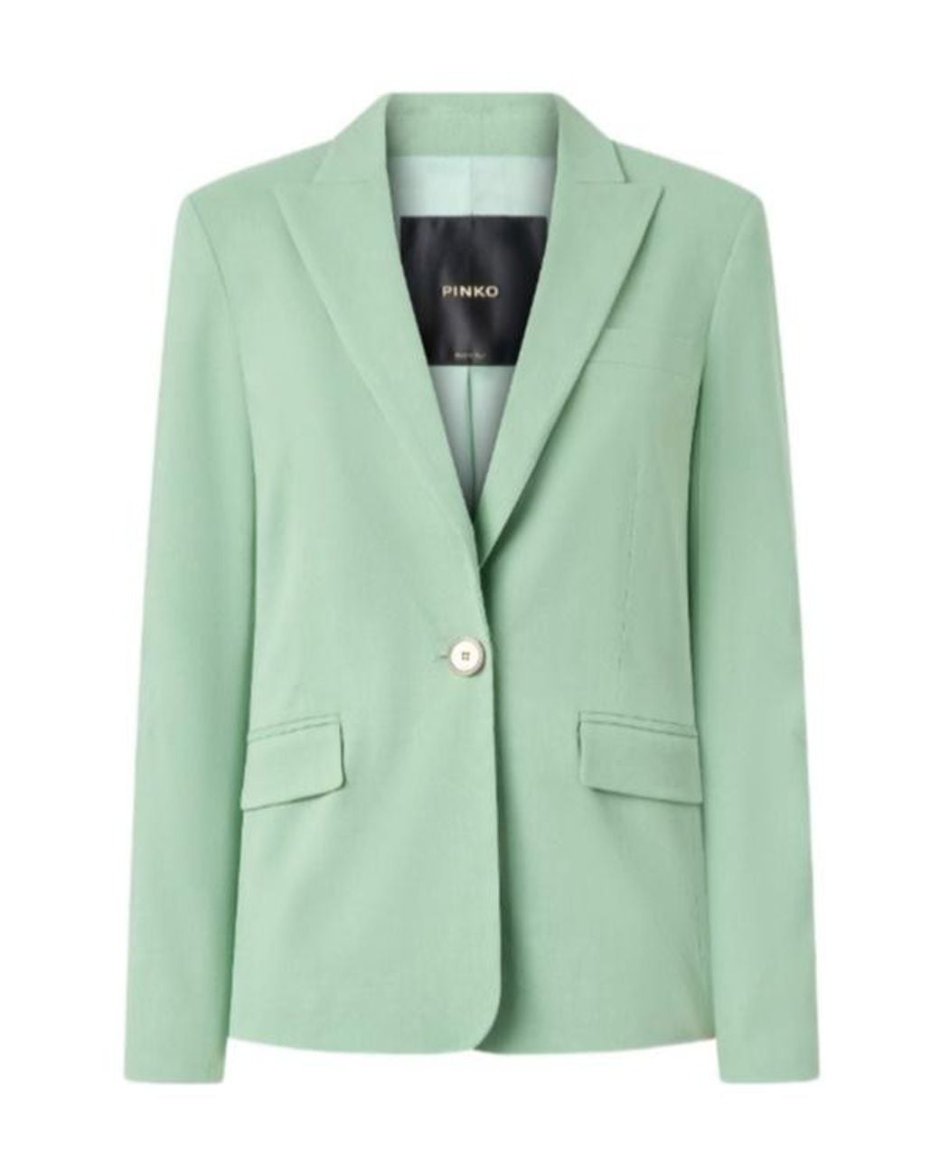 Pinko Green Button Blazer