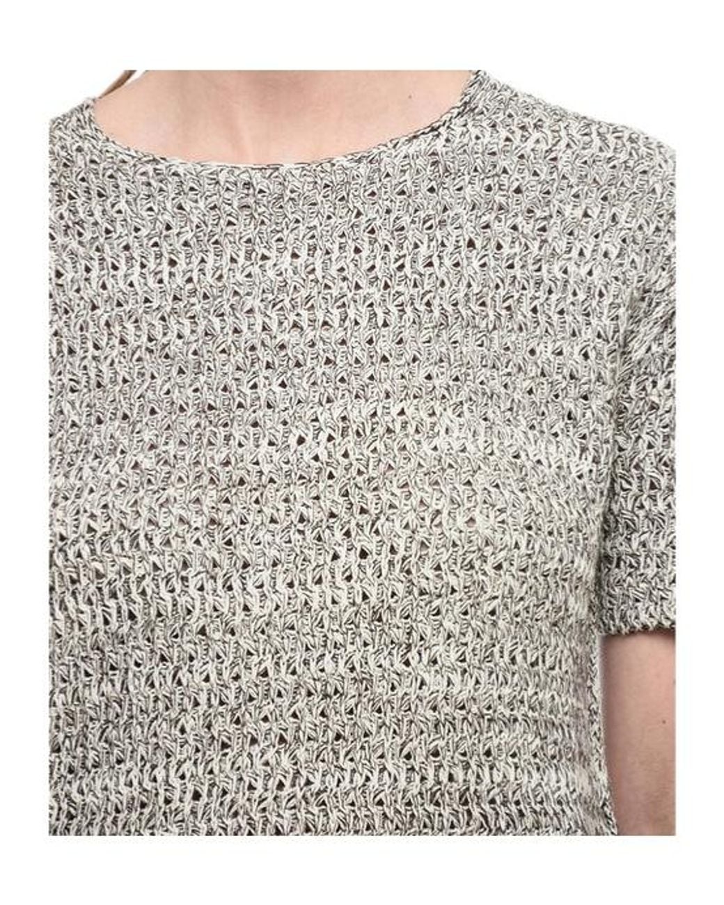 Jil Sander Gray Knitted Short-Sleeve T-Shirt for men