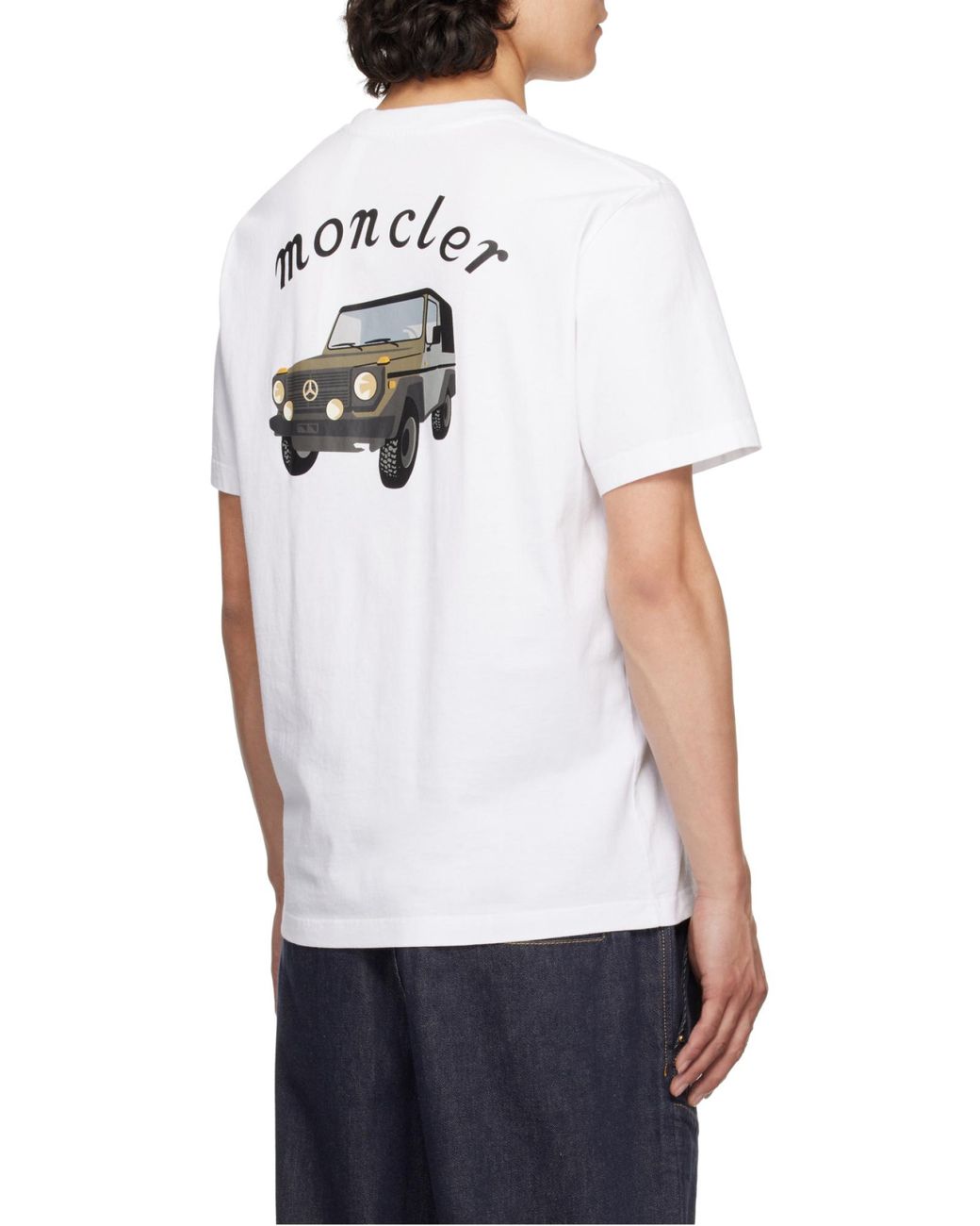 Moncler White X Mercedes-Benz By Nigo Cotton T-Shirt for men