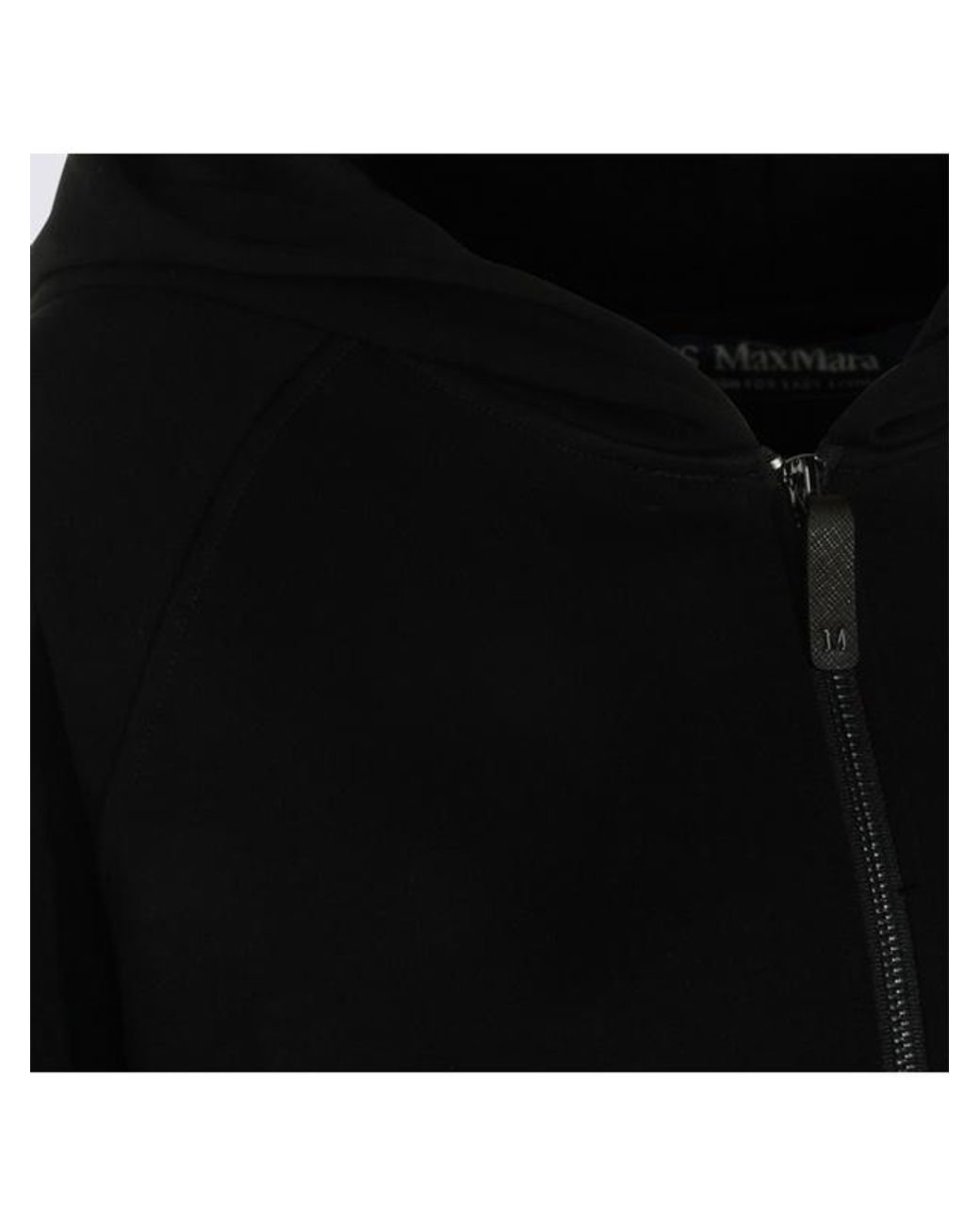 Max Mara Black Long-Sleeved Sweatshirt