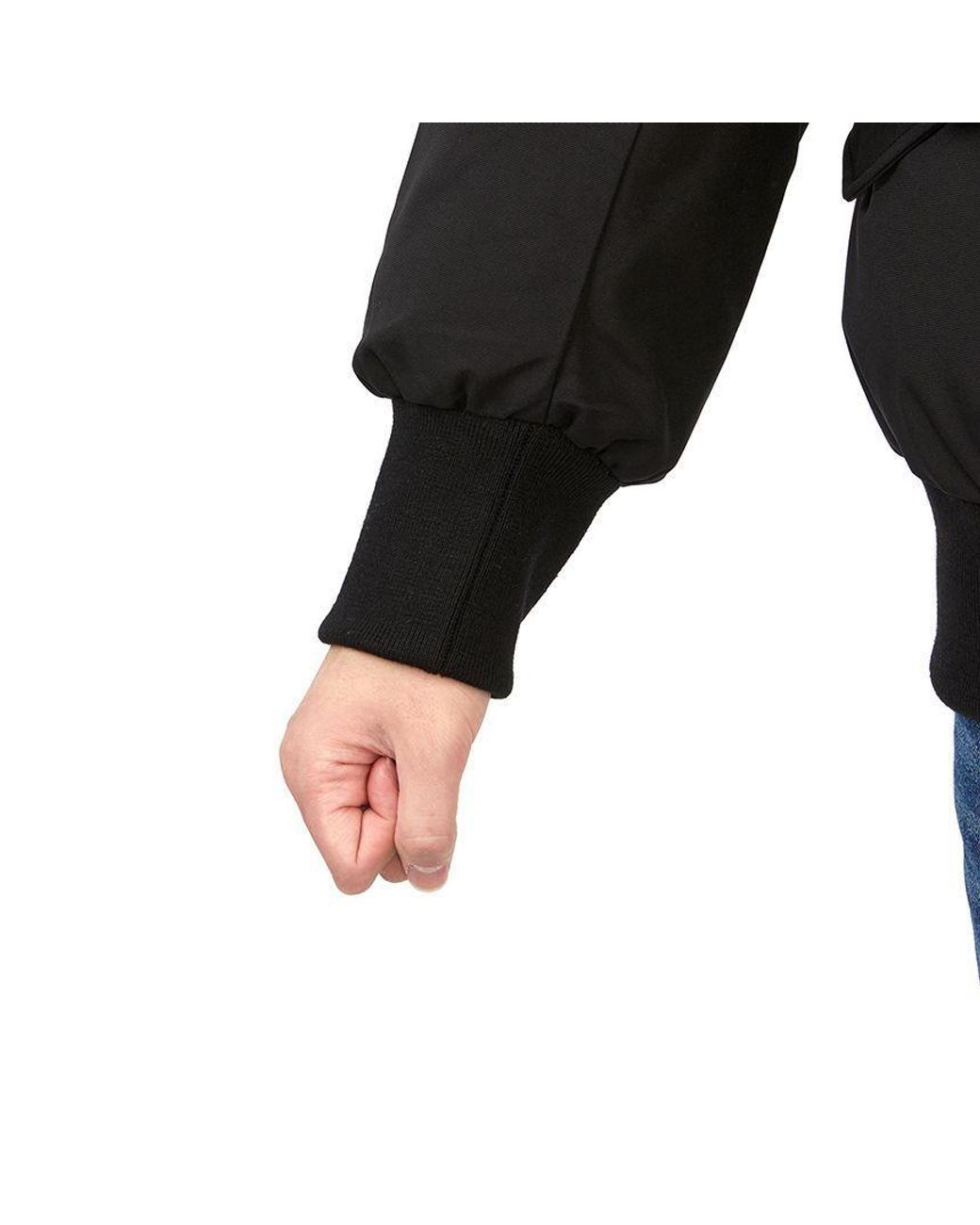 Mackage Black Hooded Down Jacket for men