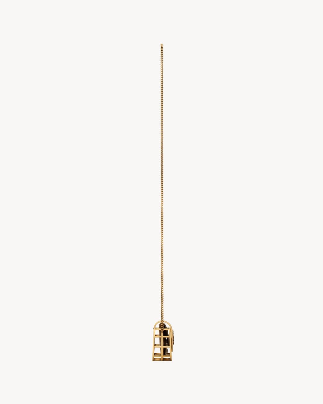 Saint Laurent Metallic Loulou Micro Minaudiere