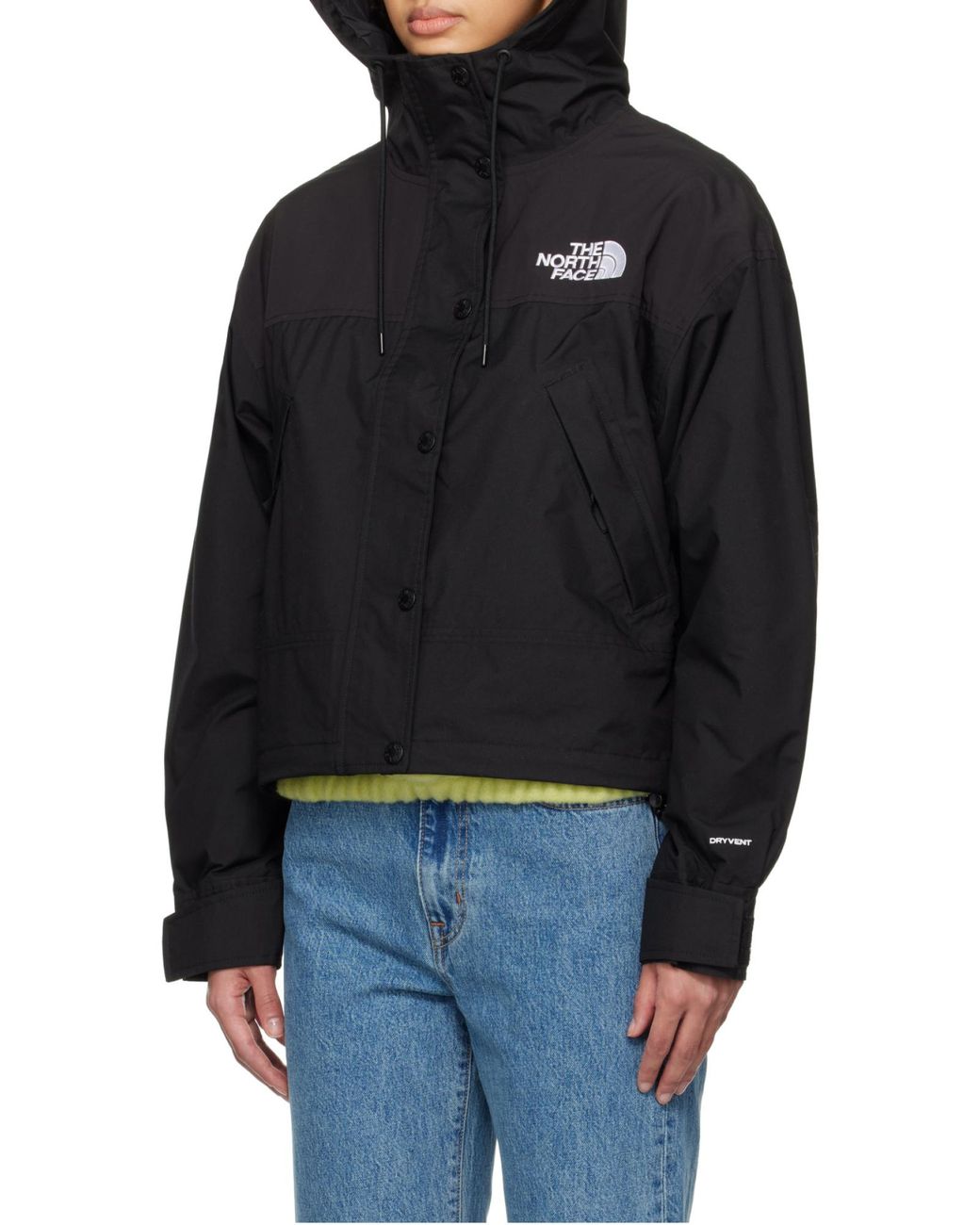 The North Face Black Logo Embroidered Hooded Jacket