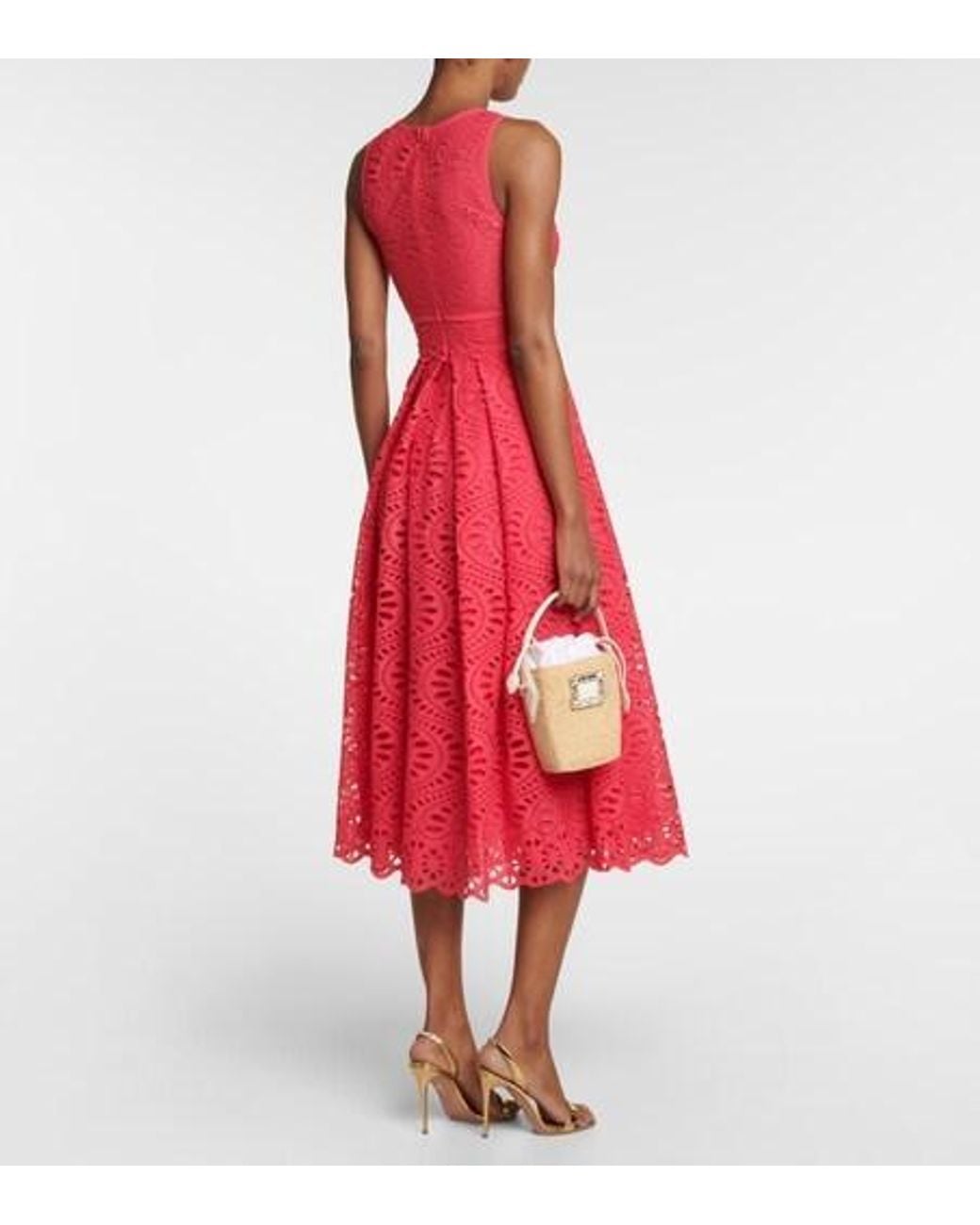 Giambattista Valli Pink Midi Dress